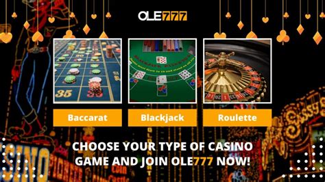 Ole777 casino apostas
